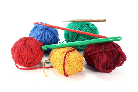 right crochet yarn